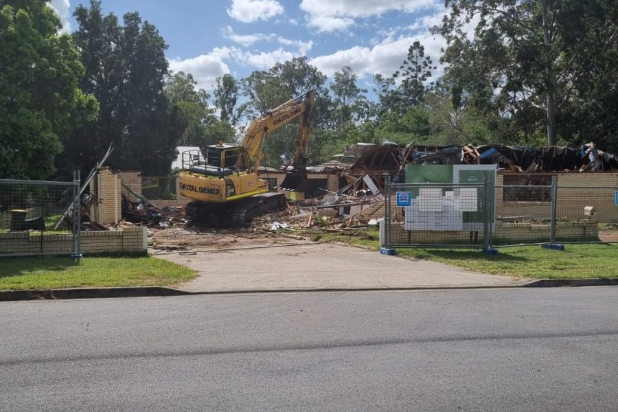 Demolition of house - in progress (2)